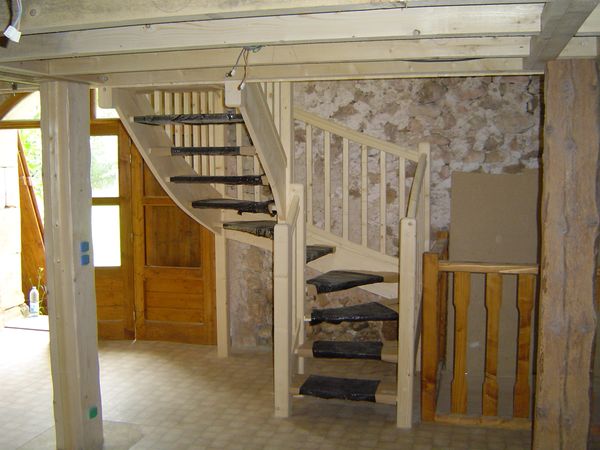 Aménagement de combles - Pose de l'escalier